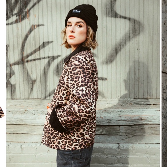 Leopard Print Utility/Work Jacket - Picture 2 of 6